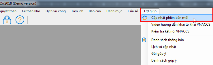 Những thay đổi trên phần mềm ECUS5VNACCS đáp ứng thông tư 39/2018/TT-BTC	